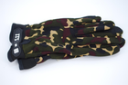 Перчатки тактические с пальцами трикотажные камуфляж 9061_Camouflage - изображение 3