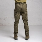 Штани чоловічі Гірка олива, штани з посиленими колінами та гумкою під коліном 48 - зображення 4
