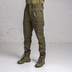 Брюки мужские Горка олива, брюки с усиленными коленями и резинкой под коленом 46 - изображение 2