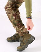 Брюки мужские камуфляжные хлопок Мультикам с усиленными коленями и резинками под коленом 54 - изображение 4