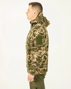 Ветровка Пиксель, куртка летняя мужская камуфляжная с капюшоном, с липучками под шевроны 54 - изображение 3