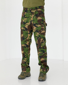 Брюки чоловічі камуфляж Британка з посиленими колінами, штани польові камуфляжні бавовняні 56 - зображення 1