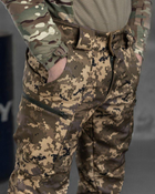 Тактические штаны софтшел пиксель draft высокая пояс S - изображение 4