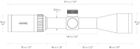 Приціл оптичний Hawke Vantage 3-9х40 сітка Mil Dot з підсвічуванням - зображення 2