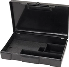 Кейс MTM Handgun Storage Box 804 для пистолета/револьвера с отсеком под патроны (24,9x16,0x5,1 см) - изображение 2