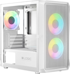 Obudowa Logic Concept Portos Mesh+Glass ARGB fans 3x120 mm White (AM-PORTOS-20-0000000-0002) - obraz 3