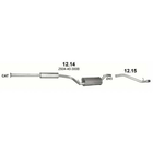 Глушитель Mazda 3 1.4i-16V, 1.6i-16V 06/03-12/08 Polmostrow (12.14) (858738)