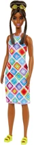 Лялька Барбі Модниця у барвистій в’язаній сукні Barbie Fashionistas Colorful Crochet Halter Dress 210 (HJT07)