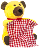 Maskotka DR Bamse Gadający niedźwiedź z kocem 25 cm (5707152062683) - obraz 1