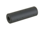 Страйкбольний глушник M-Etal 100х32 мм Black - зображення 1