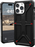 Панель UAG Monarch для Apple iPhone 15 Pro Kevlar Black (840283909351)