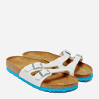 Klapki męskie Birkenstock IBIZA Birko-Flor Narrow 43 Biały/Niebieski (4052605308797) - obraz 1