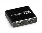Адаптер Cablexpert HDMI - HDMI+USB+3.5 мм (F/F), Black (UHG-4K2-01)