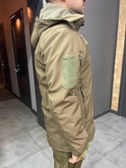 Куртка тактична WOLFTRAP, Softshell, колір Олива, розмір XL, зимова флісова куртка для військових - зображення 3