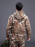 Куртка тактическая Pave Hawk Soft Shell 2XL Мультикам (24100024220) - изображение 4