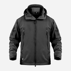 Куртка тактична Pave Hawk Soft Shell L Чорна (24100024229) - зображення 2
