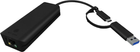 Adapter Icy Box USB Type-C - LAN 0.85 m Black (IB-LAN100-C3) - obraz 2