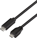 Кабель LogiLink USB Type-C - micro-USB 0.5 м Black (4052792069952) - зображення 1
