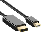 Кабель S-Impuls mini-DisplayPort - HDMI 2 м Black (10-72035) - зображення 1