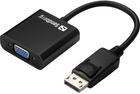 Адаптер Sandberg DisplayPort - VGA Sandberg 0.2 м Black (5705730508431)