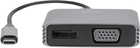 Adapter Digitus USB Type-C - DisplayPort + VGA 0.2 m Grey (DA-70827) - obraz 2