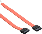 Kabel Super Micro SATA 0.5 m Red (CBL-0044L) - obraz 1