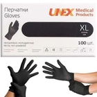 Рукавички нітрилові Unex Medical Products чорні (розмір XL) - изображение 3