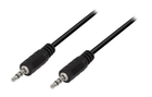 Kabel audio stereo LogiLink mini-jack 3.5 mm M/M 5 m Czarny (4052792008869) - obraz 1