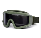 Тактические защитные очки Сombat со сменными линзами (3 шт.) Олива - изображение 5