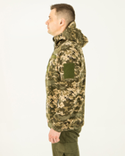 Ветровка Пиксель, куртка летняя мужская камуфляжная с капюшоном, с липучками под шевроны 50 - изображение 3