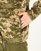 Ветровка Пиксель, куртка летняя мужская камуфляжная с капюшоном, с липучками под шевроны 50 - изображение 6