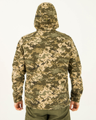 Ветровка Пиксель, куртка летняя мужская камуфляжная с капюшоном, с липучками под шевроны 48 - изображение 4