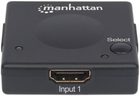 2-portowy przełącznik HDMI Manhattan 1080p Czarny (766623207911) - obraz 4