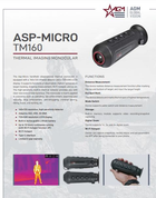 Тепловизионный монокуляр AGM Asp-Micro TM160 с дальностью 250м и работоспособностью до 7ми часов, дисплей 720×540, 0.2" - изображение 6