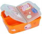 Pojemnik na lunch Euromic Multi Compartment Sandwich Box Peppa Pig 1 l (8412497139200) - obraz 2