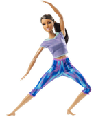 Lalka Mattel Barbie Made to Move Curly Brunette 30 cm (0887961954975) - obraz 3