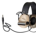 Навушники активні з комунікатором Z-Tactical Com II Headset Dark Earth - изображение 4