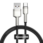 Кабель Baseus Cafule USB 2.0 to Type-C 66W 1M Чорний (CAKF000101)