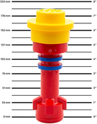 Latarka Lego Ledlight Czerwony (4895028529215) - obraz 5