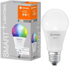 Lampa LED LEDVANCE CLASSIC A60 SMART+ RGBW 9 W E27 Dim (4058075485396) - obraz 1