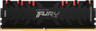 Pamięć Kingston Fury DDR4-3200 16384 MB PC4-25600 Renegade RGB 2Rx8 Black (KF432C16RB1A/16) - obraz 1
