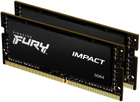 Pamięć Kingston Fury SODIMM DDR4-2666 16384 MB PC4-21300 (Kit of 2x8192) Impact Black (KF426S15IBK2/16) - obraz 1