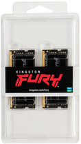 Pamięć Kingston Fury SODIMM DDR4-2666 16384 MB PC4-21300 (Kit of 2x8192) Impact Black (KF426S15IBK2/16) - obraz 2