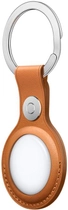 Шкіряний брелок Apple для AirTag з кільцем для ключів Golden Brown (MMFA3ZM/A) - зображення 3