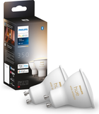 Inteligentna lampa Philips Hue GU10 5W 2200K-6500K Tunable white 2 szt. (8719514340121) - obraz 3