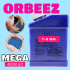 Орбизы , гидрогель , гидрогелевые шарики Orbeez 7-8 мм синие 40тыс. шт