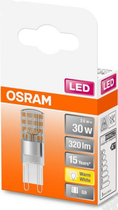 Lampa LED Osram PIN30 2.6W G9 2700K (4058075432338) - obraz 3