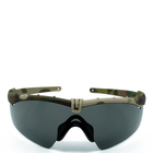 Тактические солнцезащитные очки Oakley Ballistic M Frame 3.0 OO9146-02 (Multicam Grey) - изображение 5
