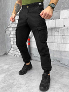 Зимові чорні штани Loshan Угорщина манжет 34 - зображення 1