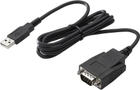 Adapter HP USB Type-A - RS-232 Black (888793331507) - obraz 1